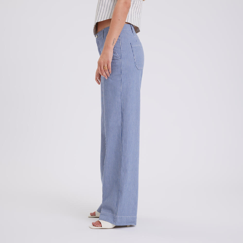 Erica Long jeans - Blue Stripe
